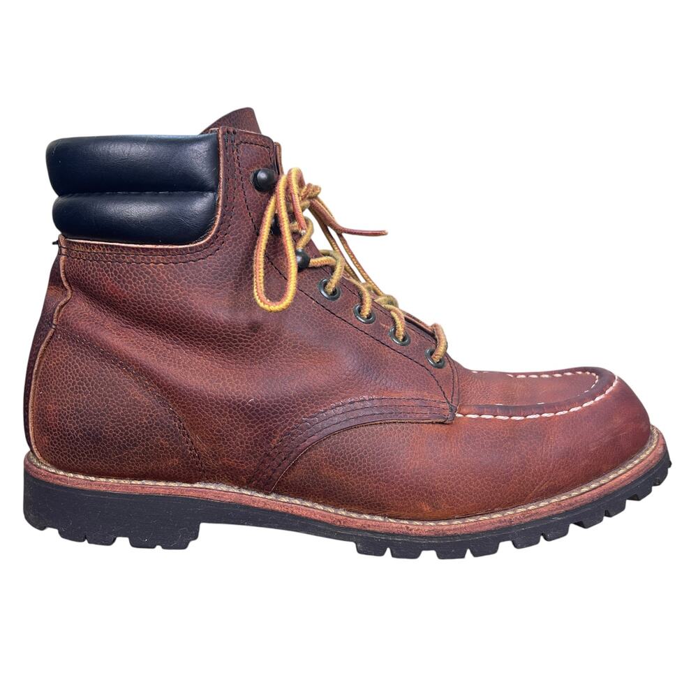 Red Wing x J.Crew Roughneck 4527 Copper Moc Toe Boot 8.5 D